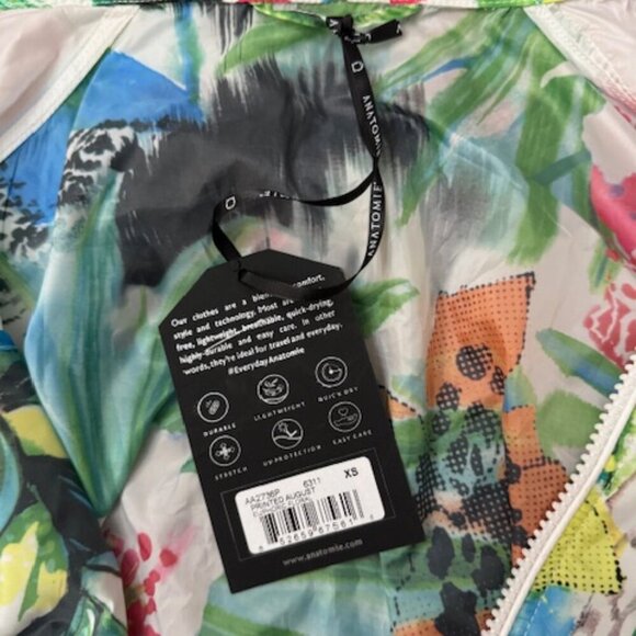 Anatomie August Botanical-Print Jacket w/ Hood Euphoric Floral Size XS - Picture 8 of 8